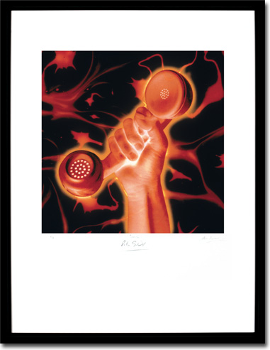 Peter Gabriel - Secret World Live, Album Cover. Framed Print
